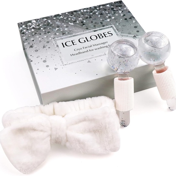 Other - Ice globes cryo facial massager and headband
